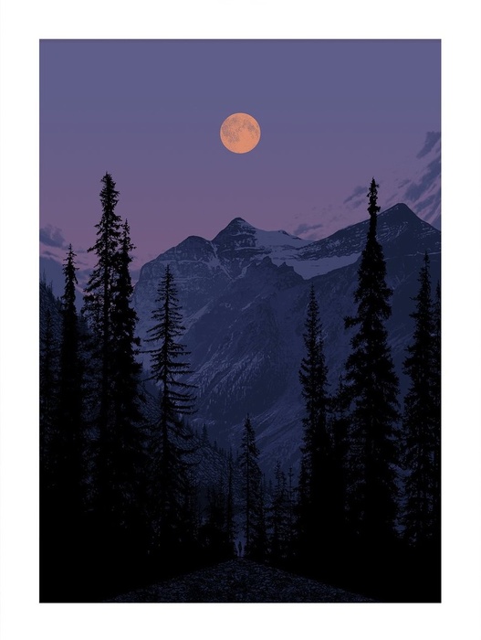 Solitude - custom framed artwork