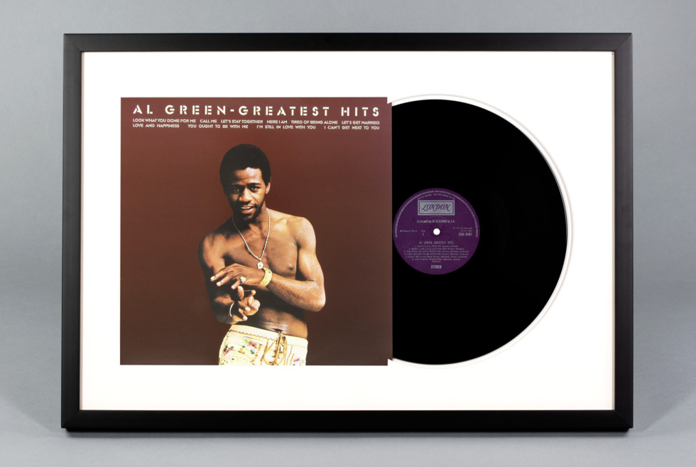 Al Green Greatest Hits Framed Vinyl Record
