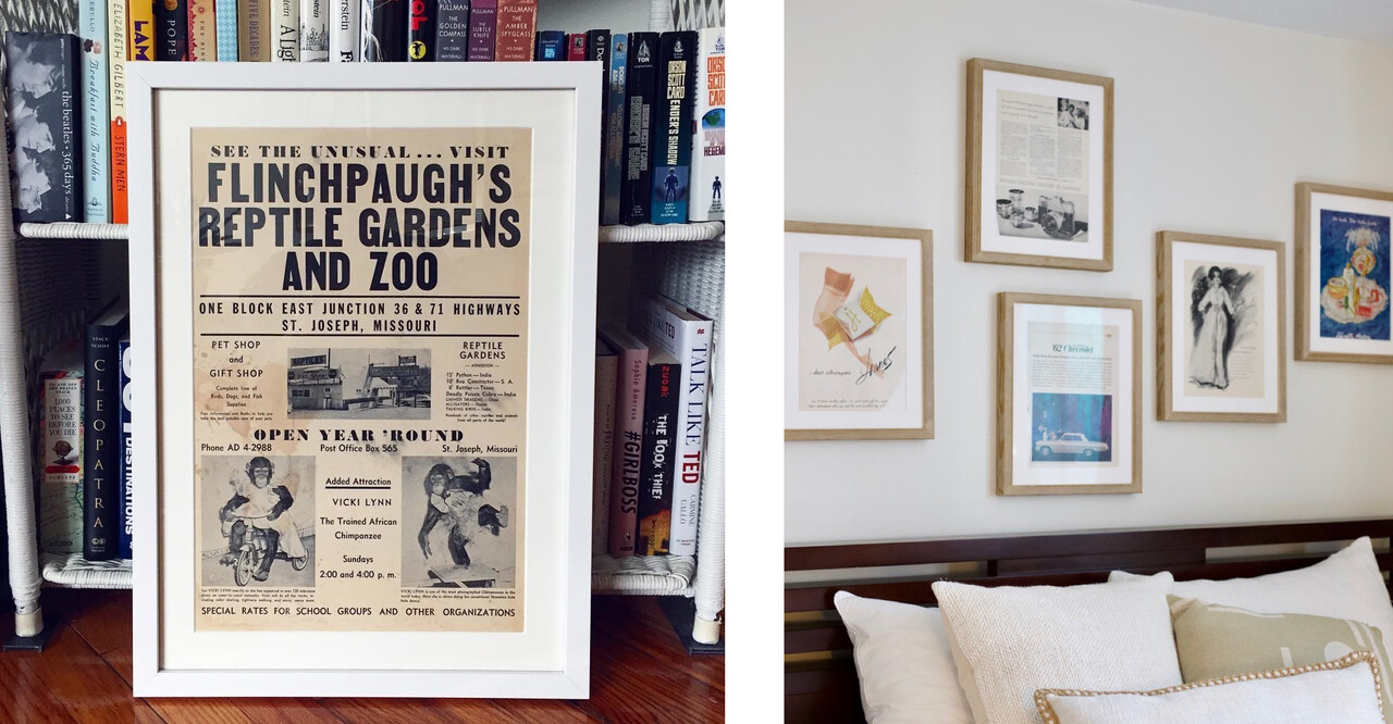 online custom framing newspapers and vintage magazine covers with Level Frames