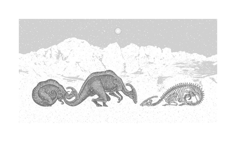 Ice Age - custom framed artwork