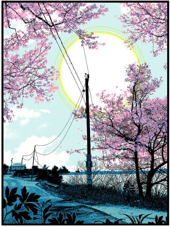 Dwellings 04  - custom framed artwork