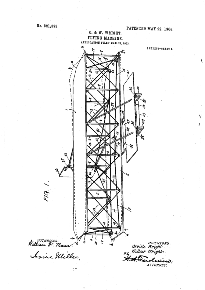 Flying Machine - custom framed artwork