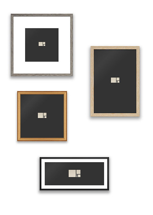 choose frame options for your mockup
