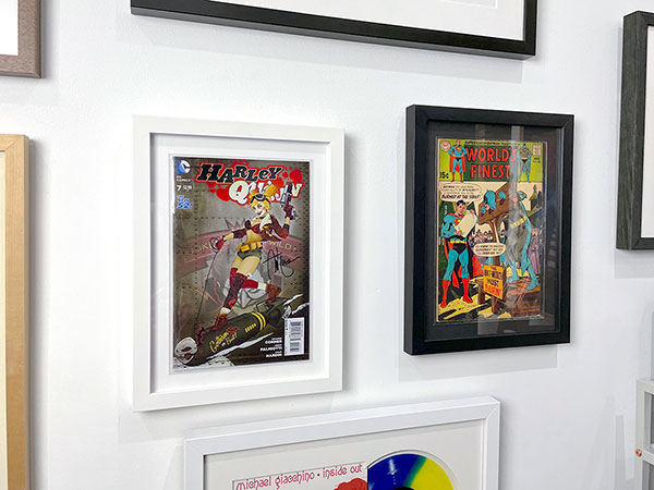 how to frame a comic book