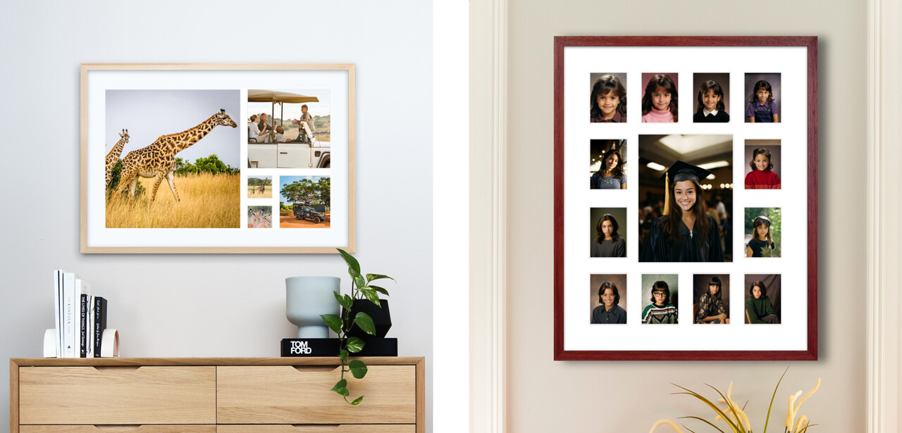 Collage photo frame designs