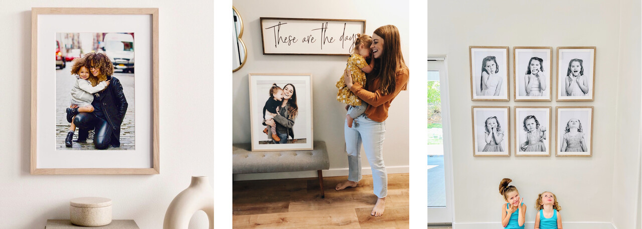Frame family photos and portraits online