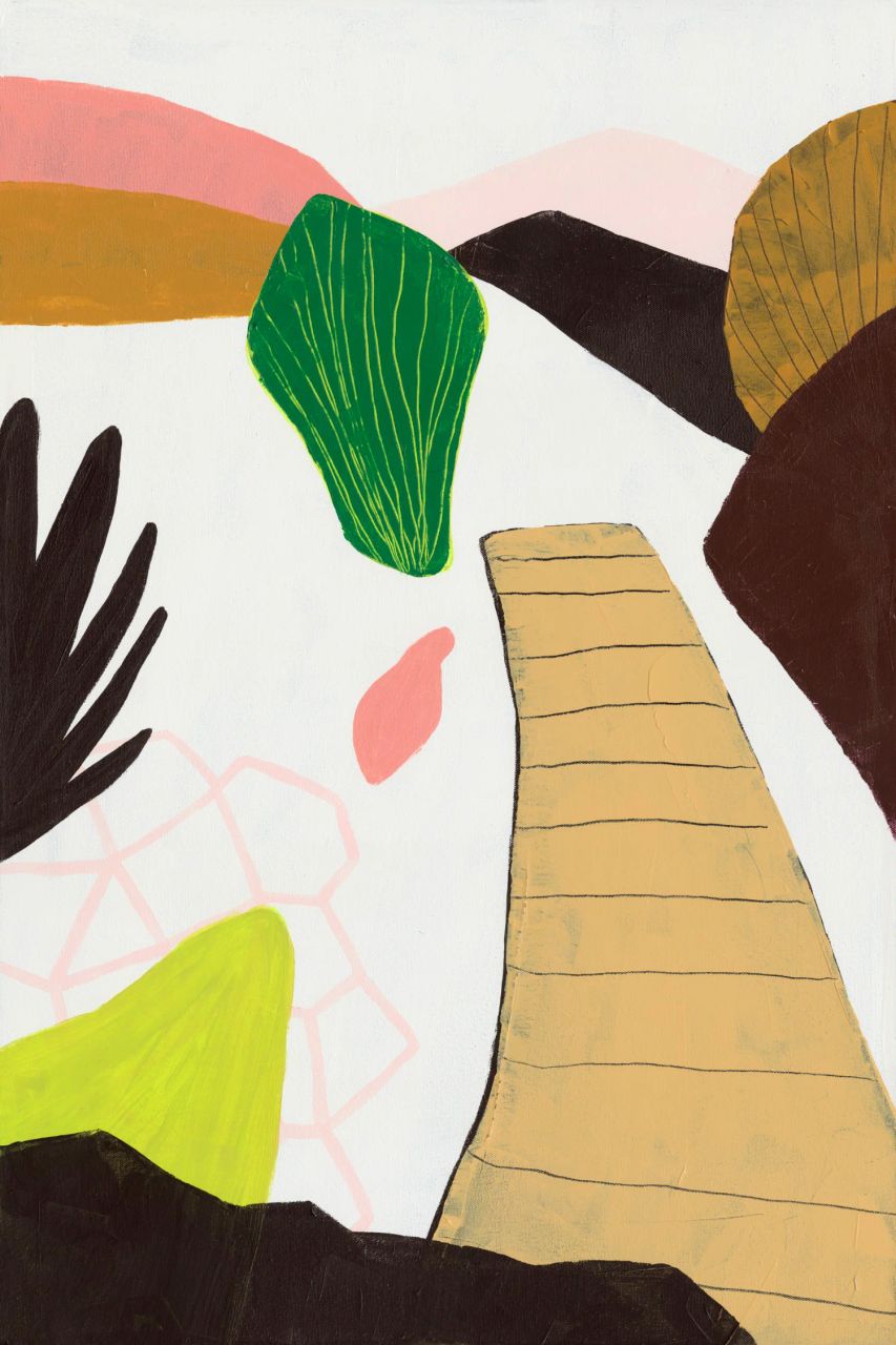 What Are You Waiting For? - custom framed artwork