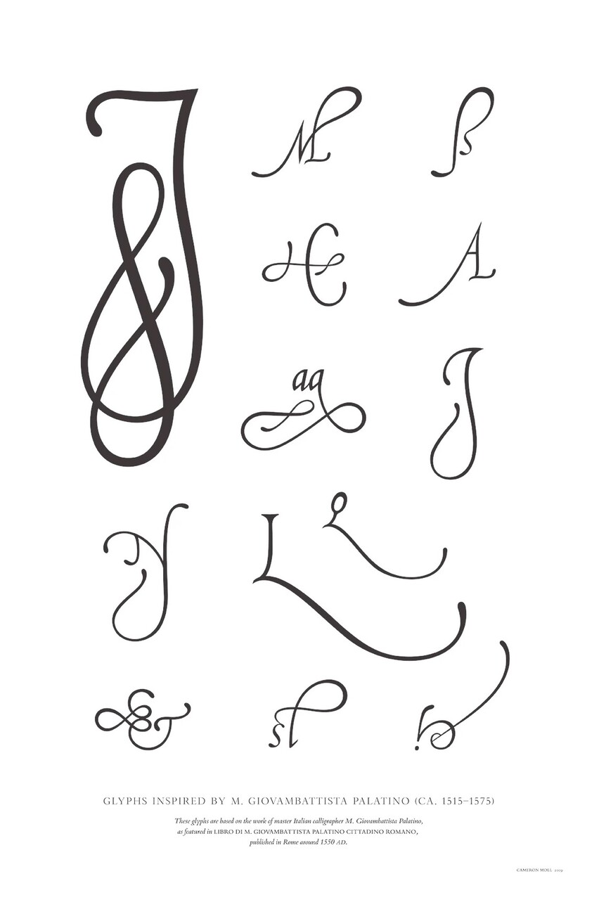 Colosseo Palatino Glyphs - custom framed artwork