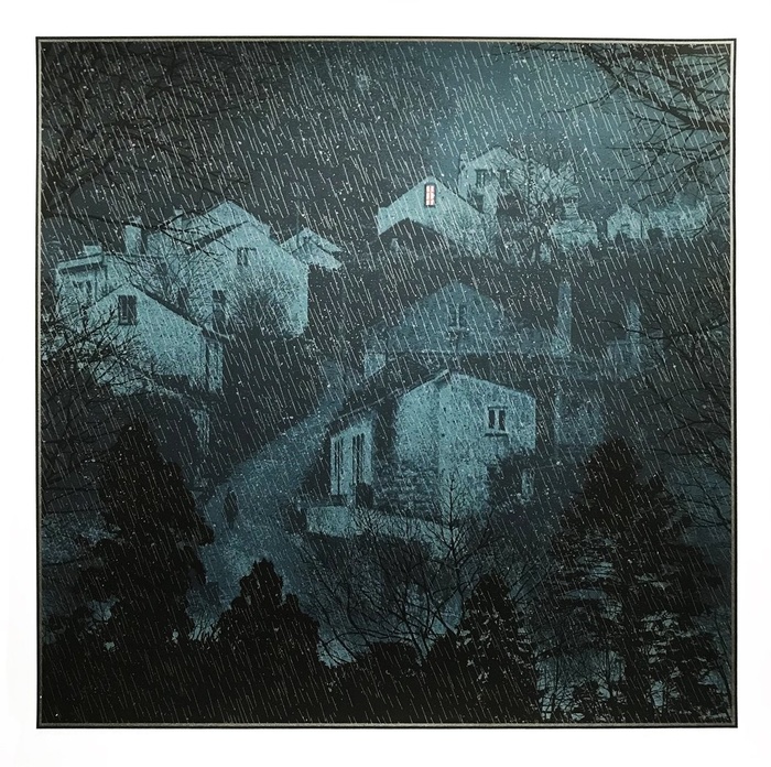 All Alone is All We Are  - custom framed artwork