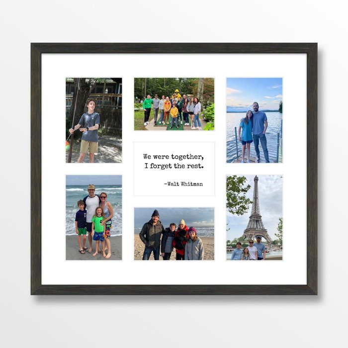 We Were Together - Collage Picture Frame Style