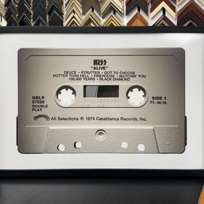 @scottmcdermott.art on Instagram: Ready to ship out to its new home in FL! #kiss #kissalive #cassette #kissart
