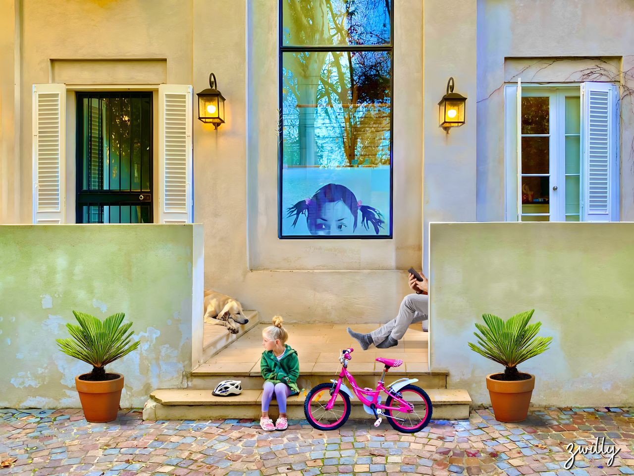 La Princesa - custom framed artwork