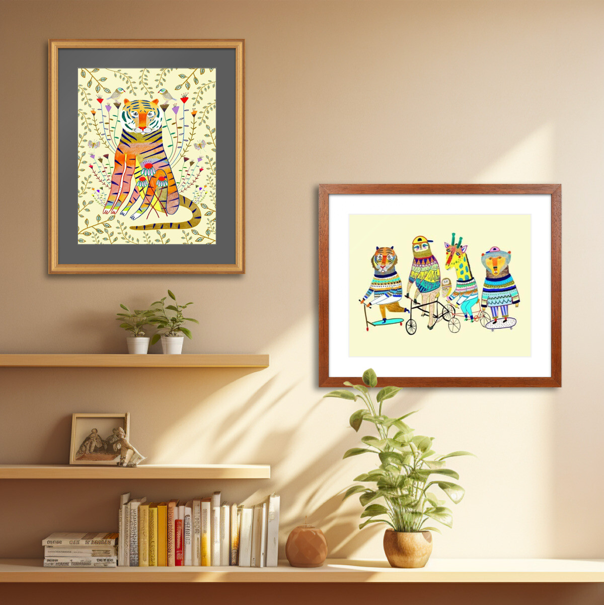 Framed artwork for nurseries and kids rooms - Ashley Percival