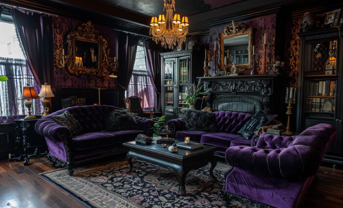 Wednesday TV show home decor