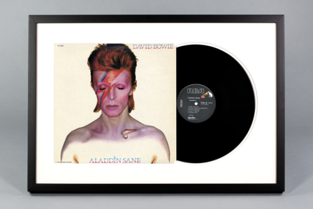 David Bowie: custom framed vinyl album