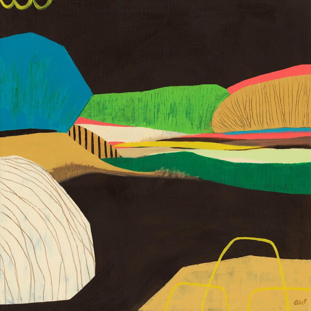 Out of Darkness (Growth) - custom framed artwork