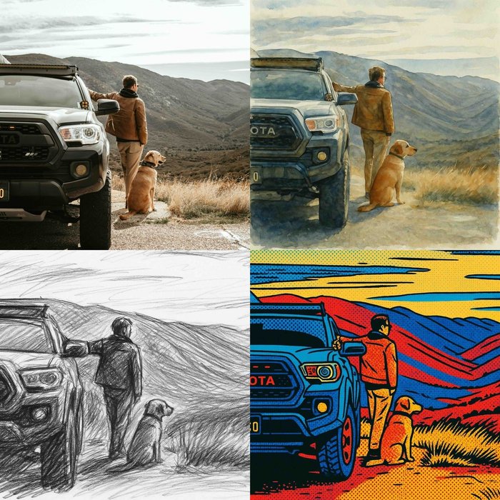 curated framed photo styles