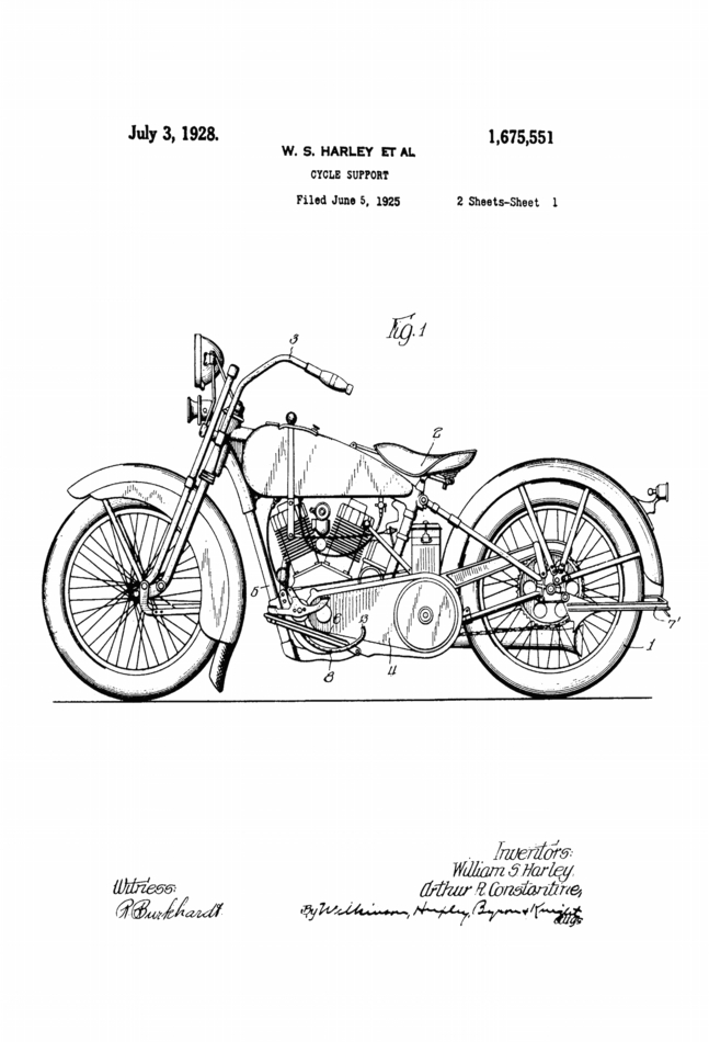 Cycle Support - custom framed artwork