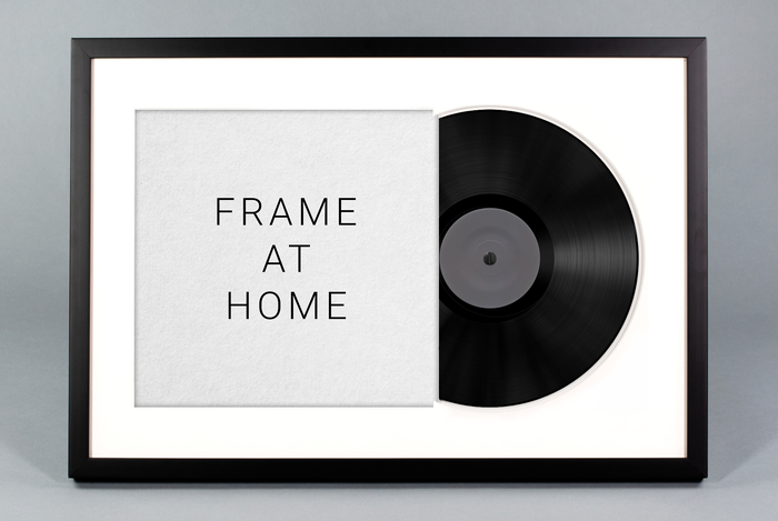 Framed Vinyl Record - DIY