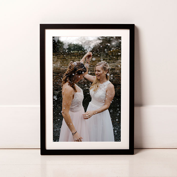 Print and frame your wedding photos