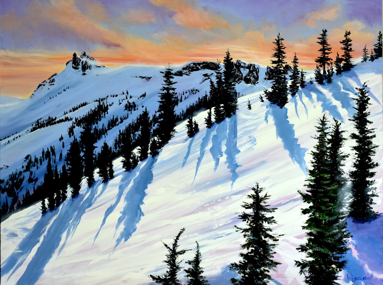 Good Morning Kirkwood - custom framed artwork