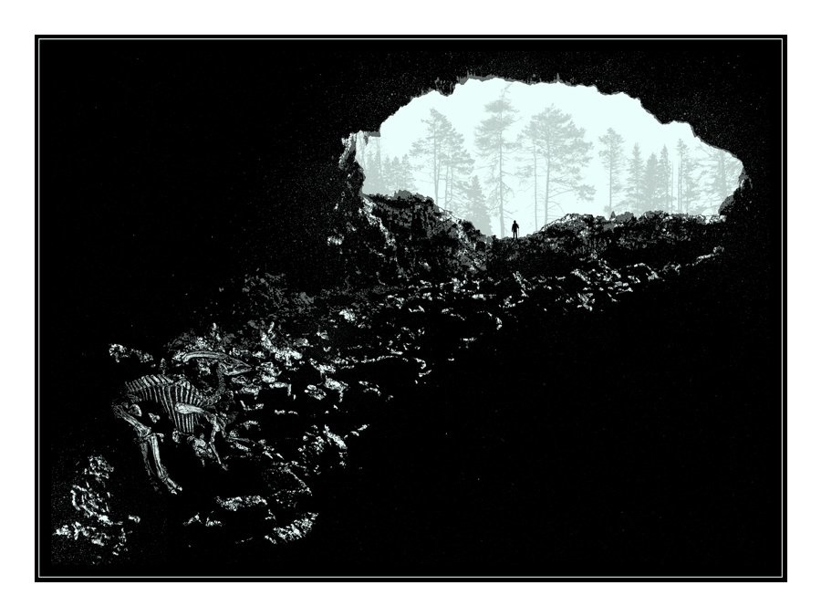 The Darkness - custom framed artwork